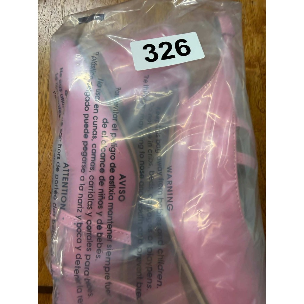 New Madden Girl Womens 9.5 Pink Patent Mary Jane Slingback Block Heels DOLLL03J1 - Picture 7 of 7